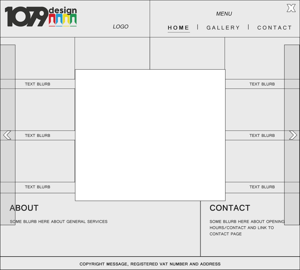 1079design gallery image wireframe