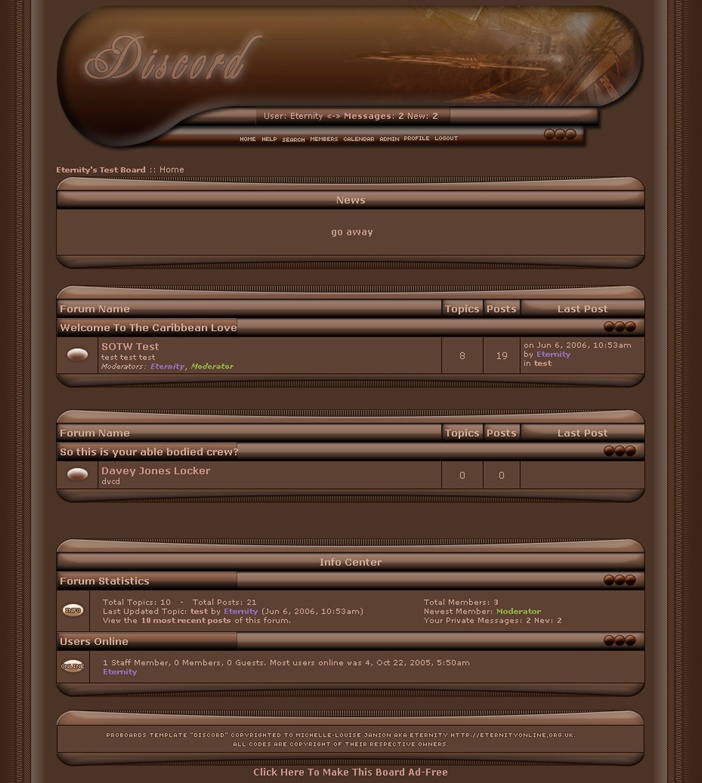 screenshot showing the discord website