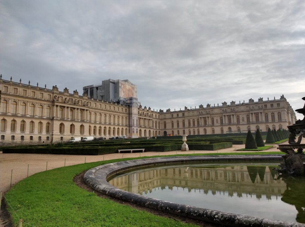north wing of the chateau de versailles