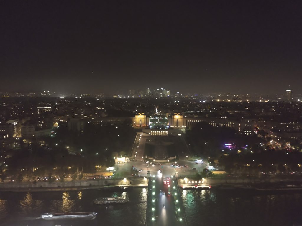 view from the north-west side of the tour eiffel's first floor